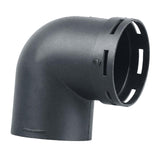 Maxbell Air Ducting Pipe Elbow Outlet Round Tube Durable Heater Accessories 60mm