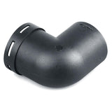Maxbell Air Ducting Pipe Elbow Outlet Round Tube Durable Heater Accessories 60mm