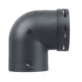Maxbell Air Ducting Pipe Elbow Outlet Round Tube Durable Heater Accessories 60mm