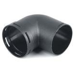 Maxbell Air Ducting Pipe Elbow Outlet Round Tube Durable Heater Accessories 60mm