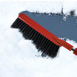 Maxbell Snowbrush Winter Accessories Car Brush Snow Broom for Trucks Suvs Auto Red
