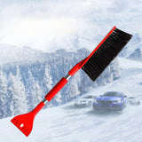 Maxbell Snowbrush Winter Accessories Car Brush Snow Broom for Trucks Suvs Auto Red
