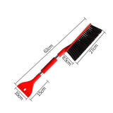 Maxbell Snowbrush Winter Accessories Car Brush Snow Broom for Trucks Suvs Auto Red