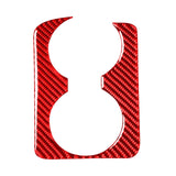 Maxbell Center Armrest Cup Holder Cover Decals Trim for Mazda RX-8 2004-2008 Red