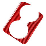 Maxbell Center Armrest Cup Holder Cover Decals Trim for Mazda RX-8 2004-2008 Red