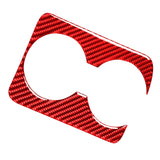Maxbell Center Armrest Cup Holder Cover Decals Trim for Mazda RX-8 2004-2008 Red