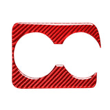 Maxbell Center Armrest Cup Holder Cover Decals Trim for Mazda RX-8 2004-2008 Red