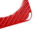 Maxbell Center Armrest Cup Holder Cover Decals Trim for Mazda RX-8 2004-2008 Red