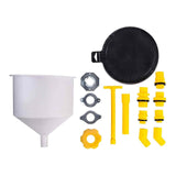 Maxbell No Spill Coolant Funnel Kit 15 Pieces Fill Securely Without Leaks Durable