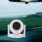 Maxbell Auto Heating Fan Multifunction Fast Heating for Vehicle Home Winter 12v White