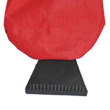 Maxbell Compact Snow Shovel with Glove Durable Clean Tool for Truck Winter red