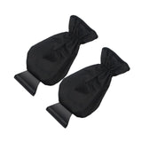 Maxbell Compact Snow Shovel with Glove Durable Clean Tool for Truck Winter black