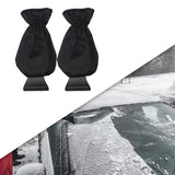 Maxbell Compact Snow Shovel with Glove Durable Clean Tool for Truck Winter black