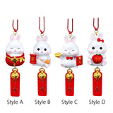 Maxbell car Rabbit Pendant Charms Ornament Resin for Doors Cafes Windows Style A
