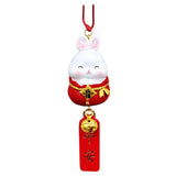 Maxbell car Rabbit Pendant Charms Ornament Resin for Doors Cafes Windows Style A