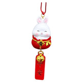 Maxbell car Rabbit Pendant Charms Ornament Resin for Doors Cafes Windows Style A