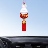 Maxbell car Rabbit Pendant Charms Ornament Resin for Doors Cafes Windows Style A