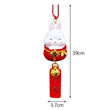 Maxbell car Rabbit Pendant Charms Ornament Resin for Doors Cafes Windows Style A