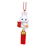 Maxbell car Rabbit Pendant Charms Ornament Resin for Doors Cafes Windows Style B
