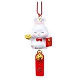 Maxbell car Rabbit Pendant Charms Ornament Resin for Doors Cafes Windows Style C