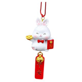 Maxbell car Rabbit Pendant Charms Ornament Resin for Doors Cafes Windows Style C