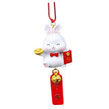 Maxbell car Rabbit Pendant Charms Ornament Resin for Doors Cafes Windows Style C