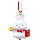 Maxbell car Rabbit Pendant Charms Ornament Resin for Doors Cafes Windows Style C