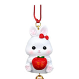 Maxbell car Rabbit Pendant Charms Ornament Resin for Doors Cafes Windows Style D