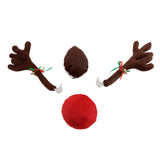 Maxbell Christmas Car Reindeer Antlers and Nose Decorations LED Simple to Clean Coloured lights