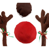 Maxbell Christmas Car Reindeer Antlers and Nose Decorations LED Simple to Clean Coloured lights
