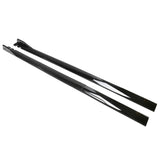 Maxbell Universal Car Side Skirts Extension splitters Body Kit Spare Parts Black