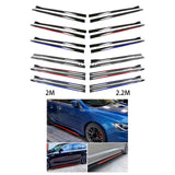 Maxbell Universal Car Side Skirts Extension splitters Body Kit Spare Parts Black