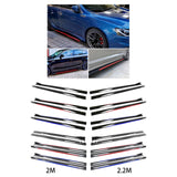 Maxbell Universal Car Side Skirts Extension splitters Body Kit Spare Parts Black