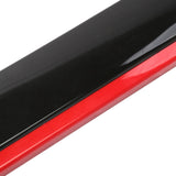 Maxbell Car Side Skirts Extension Easy to Install Premium Replacement Black Red