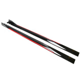 Maxbell Car Side Skirts Extension Easy to Install Premium Replacement Black Red