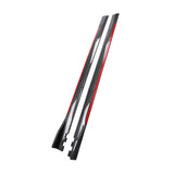 Maxbell Universal Car Side Skirts Extension splitters Body Kit Spare Parts Carbon Fiber Red