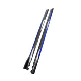 Maxbell Universal Car Side Skirts Extension splitters Body Kit Spare Parts Carbon Fiber Blue