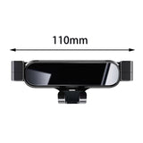 Maxbell Mini Car Vent Phone Holder Gravity Universal Hands Free Easily Clamp Bracket Black