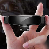 Maxbell Mini Car Vent Phone Holder Gravity Universal Hands Free Easily Clamp Bracket Black