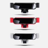 Maxbell Mini Car Vent Phone Holder Gravity Universal Hands Free Easily Clamp Bracket Argent