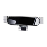 Maxbell Mini Car Vent Phone Holder Gravity Universal Hands Free Easily Clamp Bracket Argent
