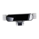 Maxbell Mini Car Vent Phone Holder Gravity Universal Hands Free Easily Clamp Bracket Argent