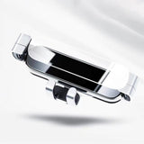 Maxbell Mini Car Vent Phone Holder Gravity Universal Hands Free Easily Clamp Bracket Argent