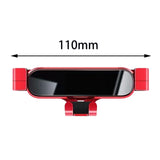 Maxbell Mini Car Vent Phone Holder Gravity Universal Hands Free Easily Clamp Bracket Red