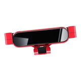 Maxbell Mini Car Vent Phone Holder Gravity Universal Hands Free Easily Clamp Bracket Red