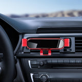 Maxbell Mini Car Vent Phone Holder Gravity Universal Hands Free Easily Clamp Bracket Red