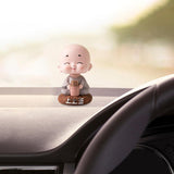Maxbell Little Monk Ornament Statue for Living Room Auto Interior Accessories Style A