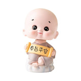 Maxbell Little Monk Ornament Statue for Living Room Auto Interior Accessories Style B