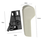 Maxbell Hood Latch Release Lever Bracket 1J1823533C for Seat Toledo Altea Grey