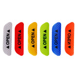 Maxbell 2Pieces Car Door Stickers Reflector Replacement Silver
